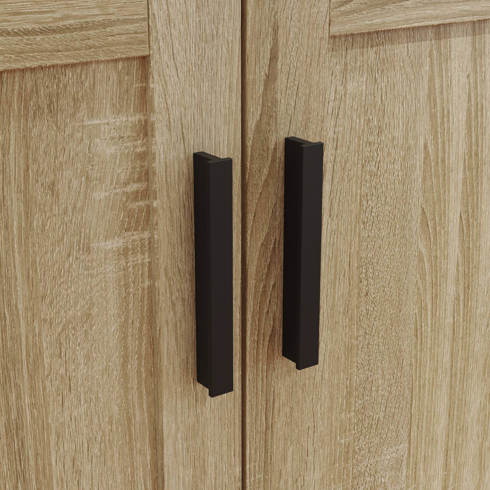 Alt View 7. Famapy - Famapy Multi - Functional Kitchen Cabinet: Adjustable Storage for Organized Living - Wooden.