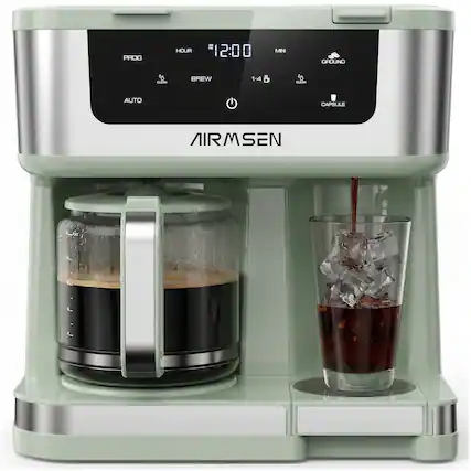 PROG
HOUR 12:00
MIN
GROUND
CLEAN
BREW
1-4
CLEAN
AUTO
CAPSULE
AIRMSEN