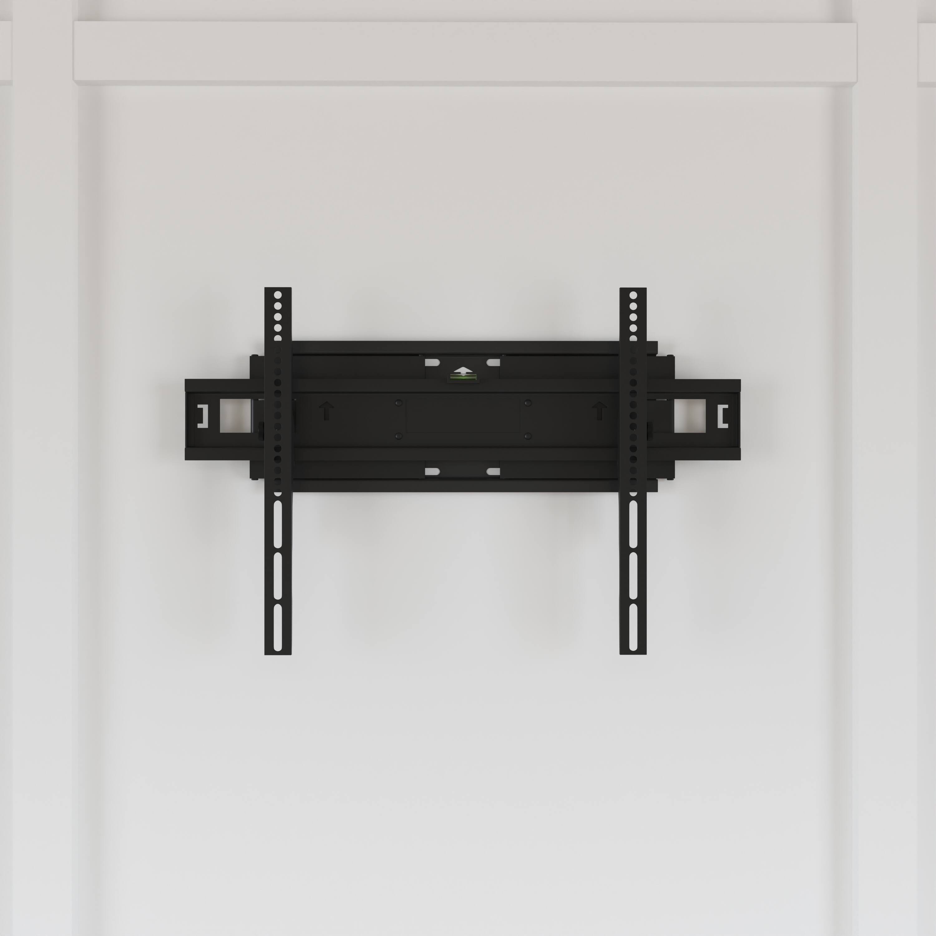 Alt View 5. Emma + Oliver - Full Motion TV Wall Mount-32"-55", 40"-84" TV-Built in Level-Quick Release Cords - Black.