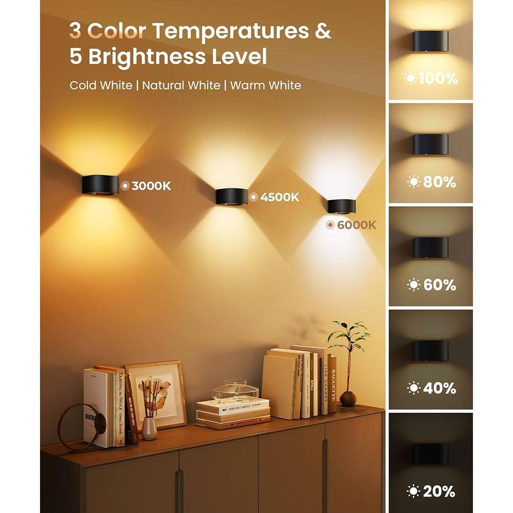 Schertz Wireless motion sensor wall light with remote control featuring ...