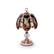 Angle. FC Design - 17"H Multicolor Angel Design Glass Panel Design Touch Lamp.