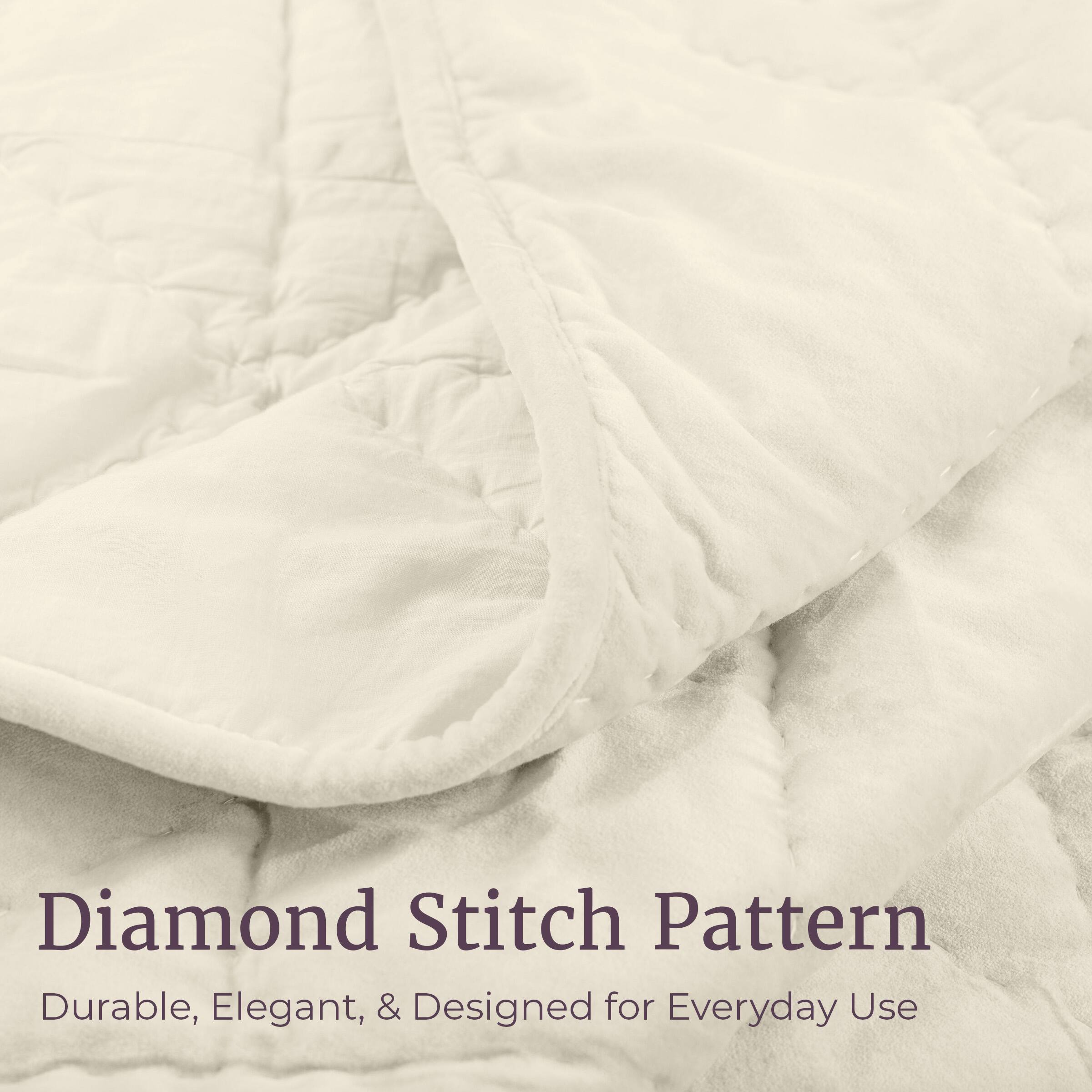Diamond Stitch Pattern  
Durable, Elegant, & Designed for Everyday Use