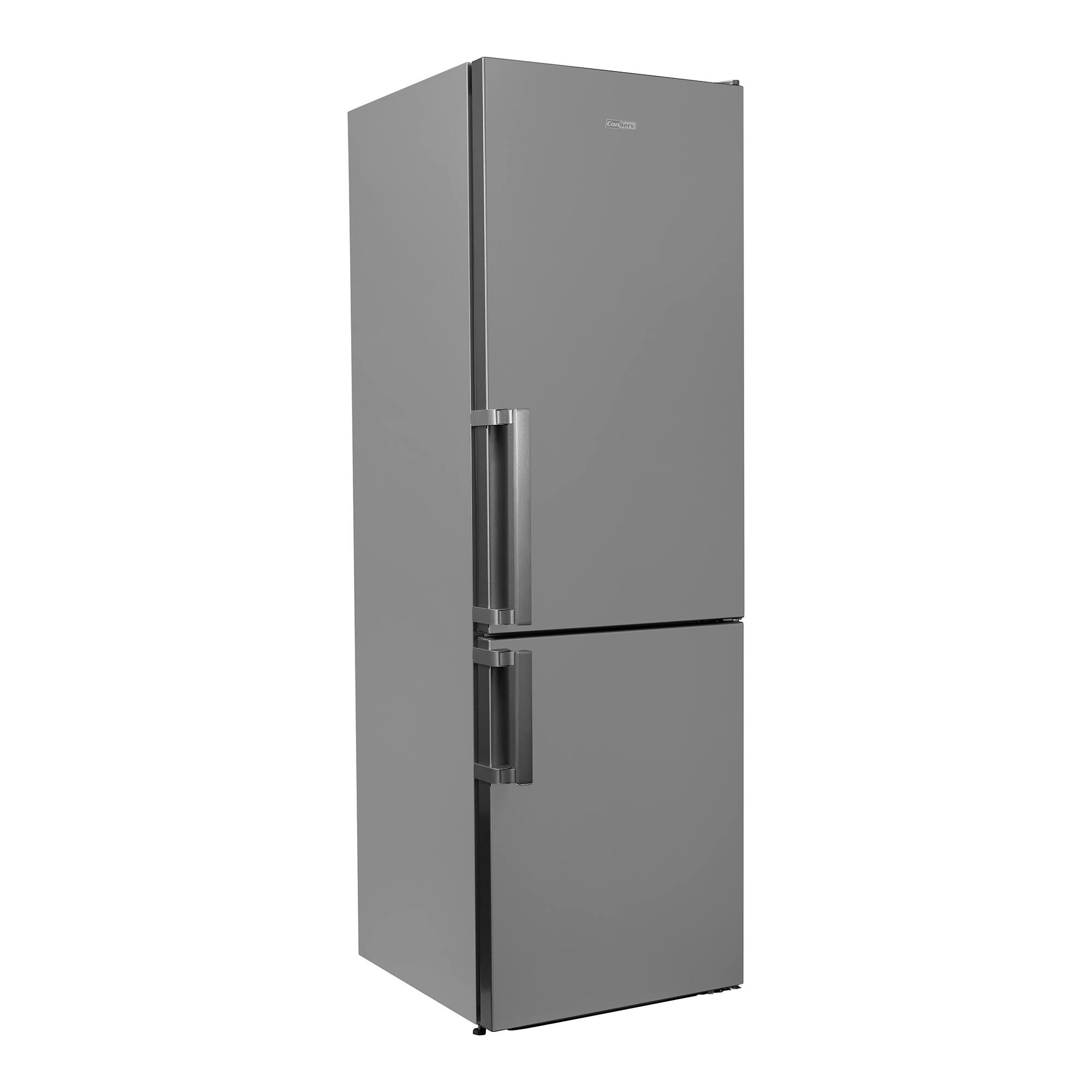 Angle. Conserv - Conserv 12 Cu. Ft. Garage Ready Bottom-Freezer Refrigerator No Frost Wine Rack ENERGY STAR 110 V - Stainless.