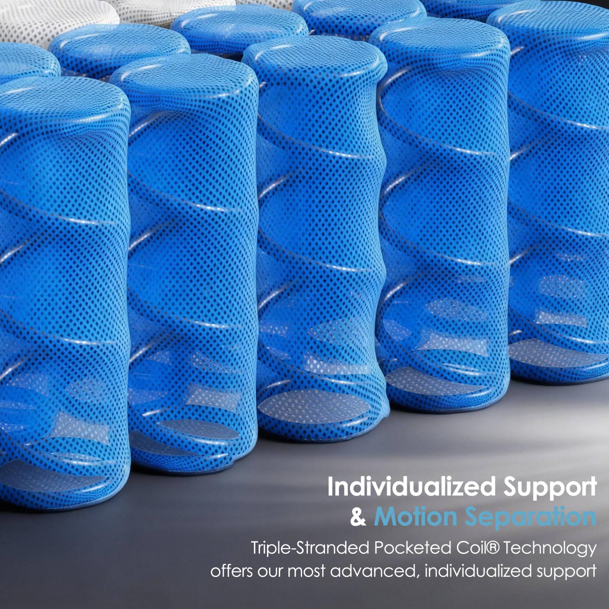 Individualized Support & Motion Separation

Triple-Stranded Pocketed Coil® Technology offers our most advanced, individualized support