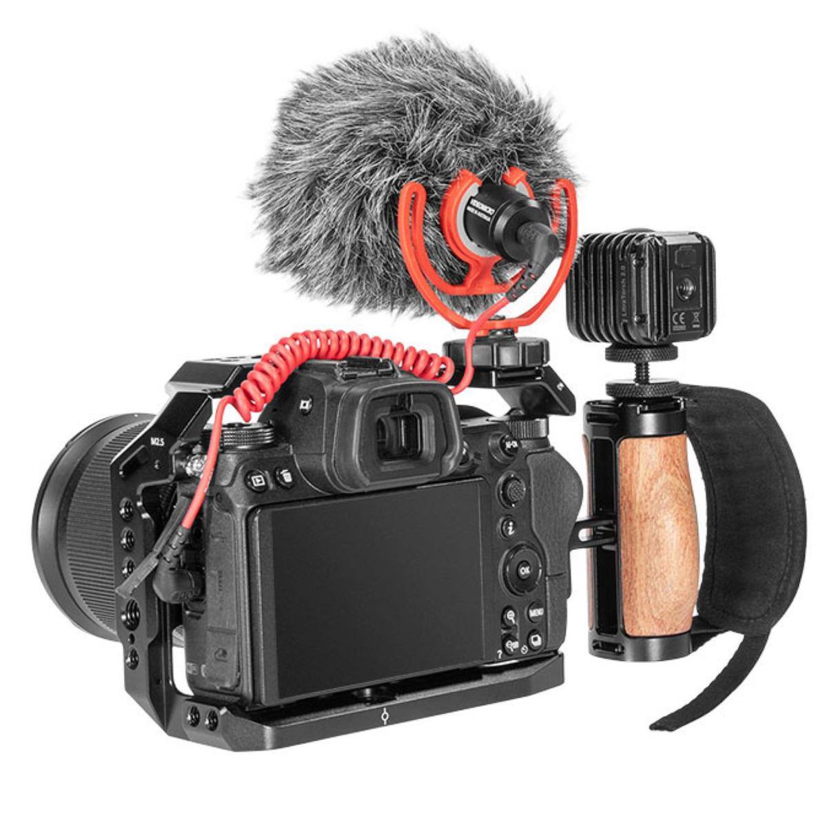 Alt View 8. Smallrig - SmallRig Wooden Mini Side Handle with 1/4"-20 Screws.