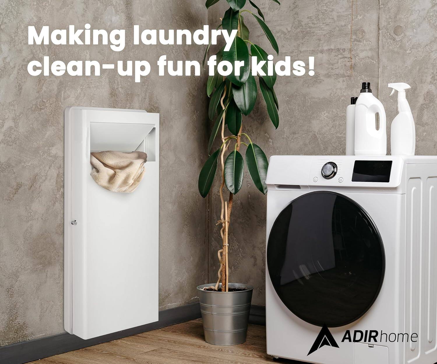Making laundry clean-up fun for kids! ADIR home