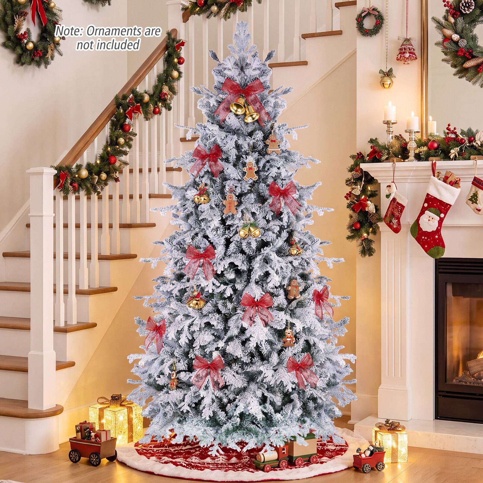 Note: Ornaments are not included