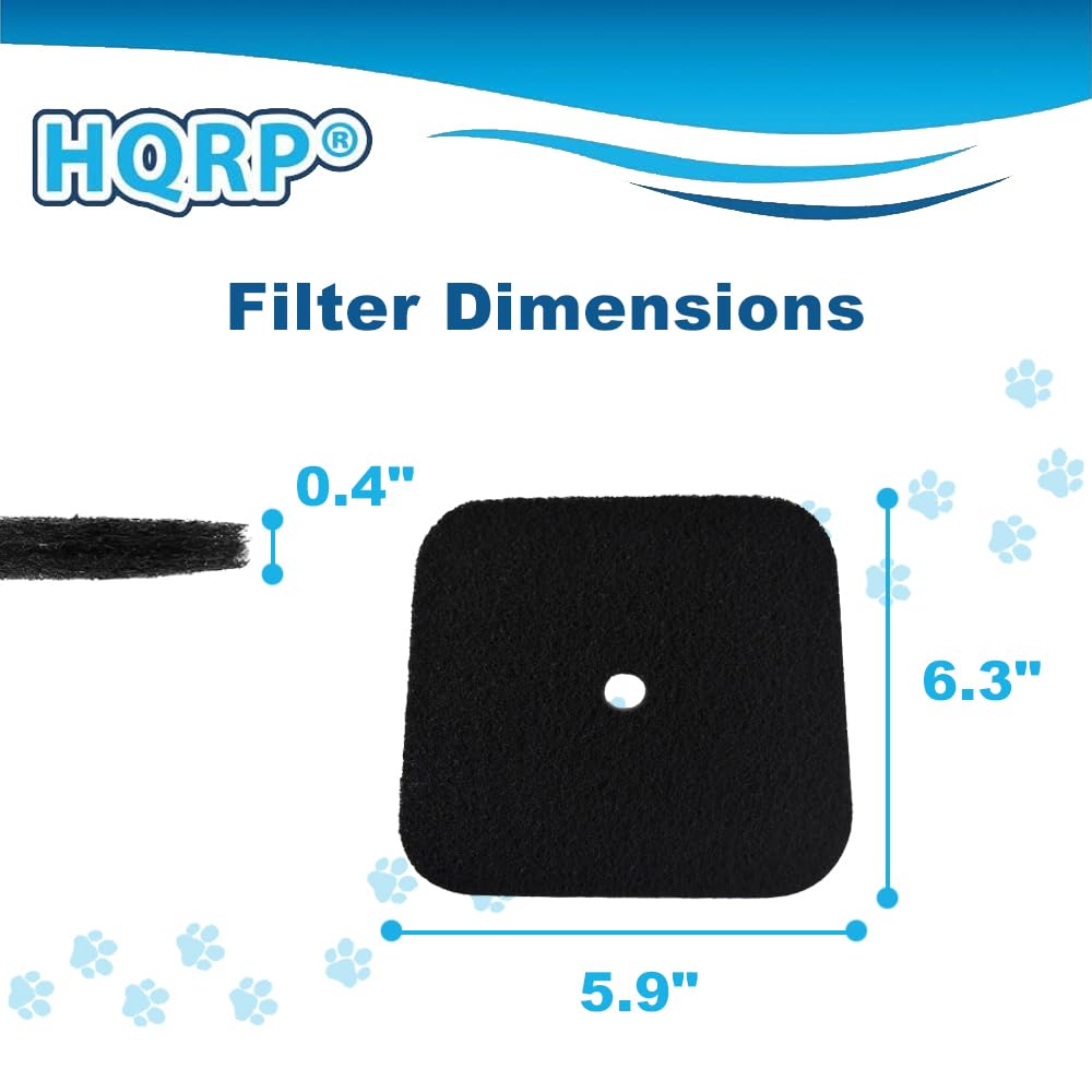 HQRP Filter Dimensions  
0.4" x 5.9" x 6.3"