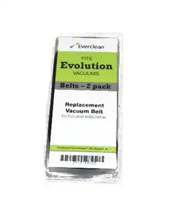 Everclean FITS Evolution VACUUMS Belts - 2 pack Replacement Vacuum Belt for Evolution 6000 Series