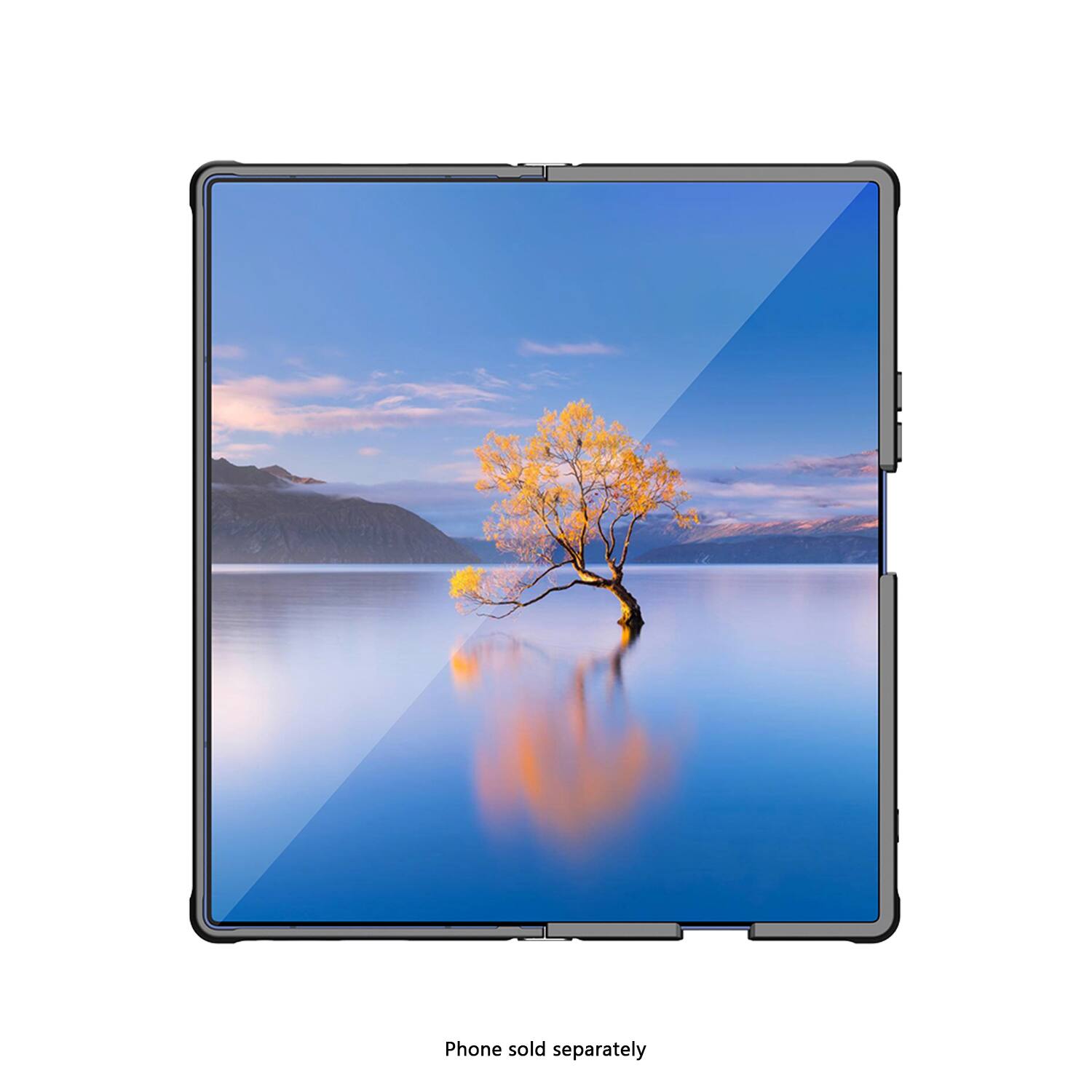 The text on the image is "Phone sold separately."