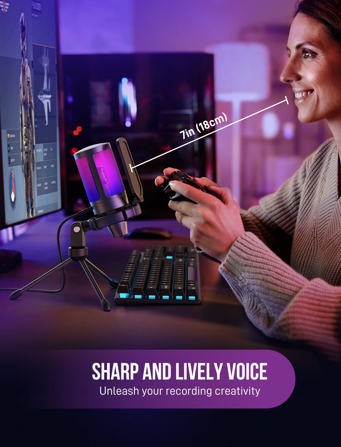 FE WE 7in (18cm) - SHARP AND LIVELY VOICE - Unleash your recording creativity