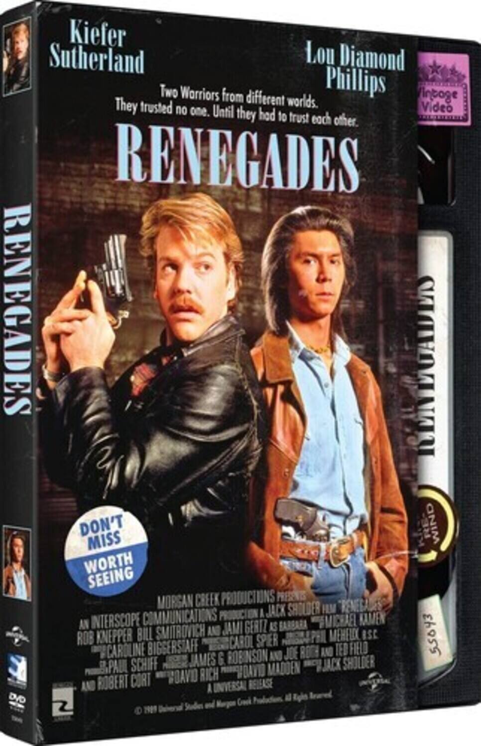 Alt View 1. Renegades (Retro VHS Packaging)   - DVD.