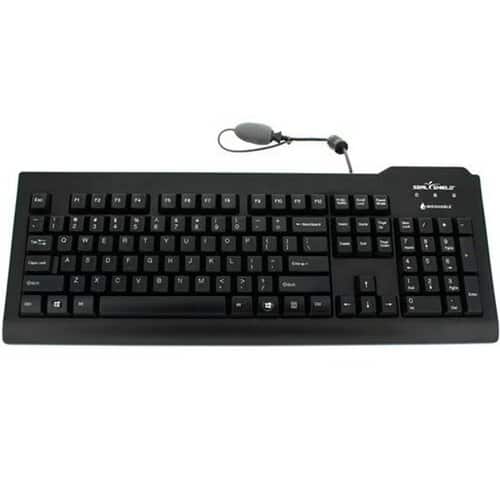 Seal Shield - Silver Seal SSKSV208UK USB Keyboard - Waterproof - Black