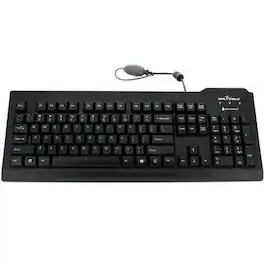 Seal Shield - Silver Seal SSKSV208UK USB Keyboard - Waterproof - Black