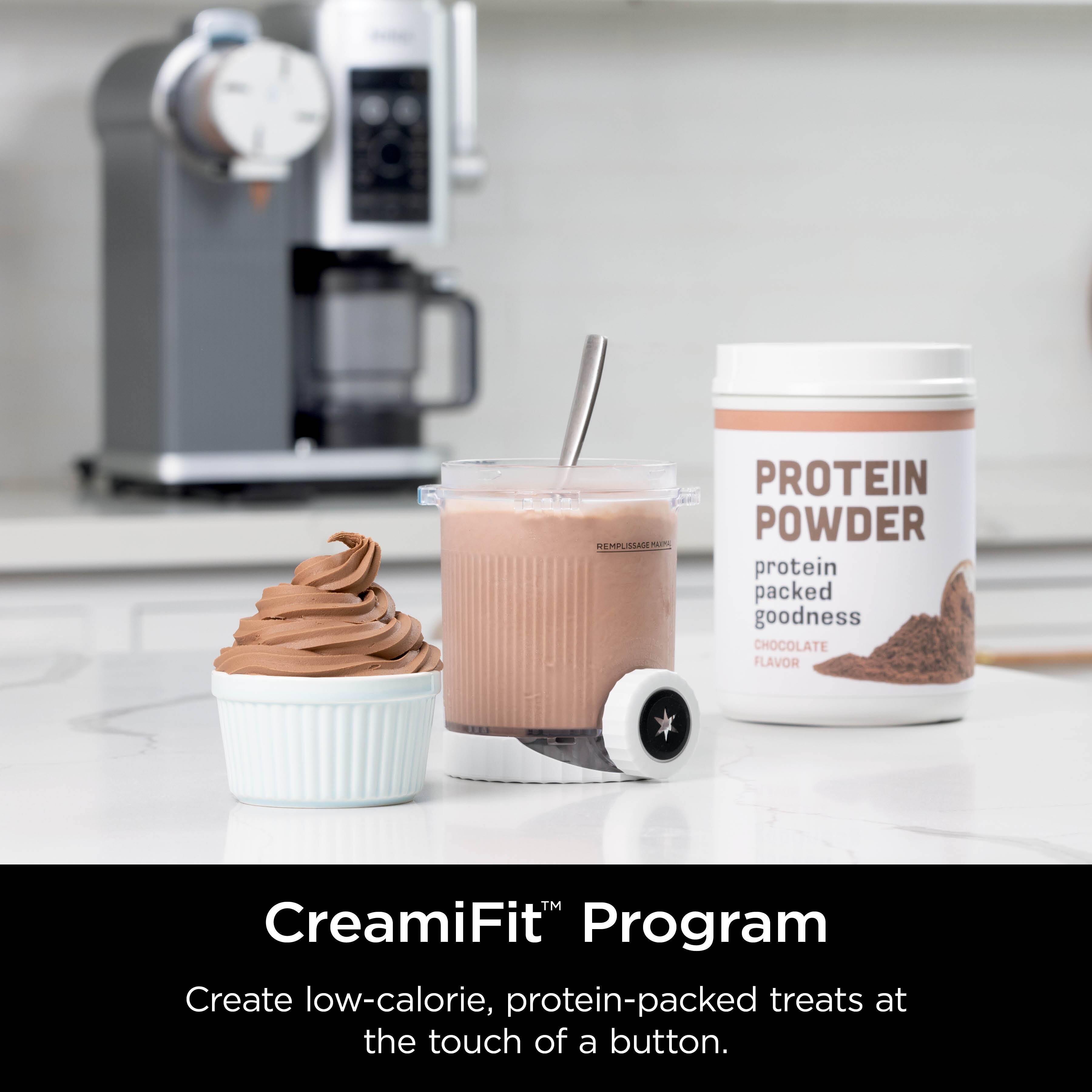 CreamiFit™ Program

Create low-calorie, protein-packed treats at the touch of a button.

Protein Powder
Protein packed goodness
Chocolate Flavor