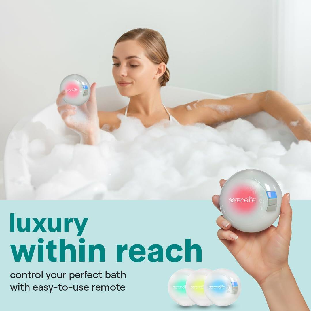 luxury within reach  
control your perfect bath with easy-to-use remote