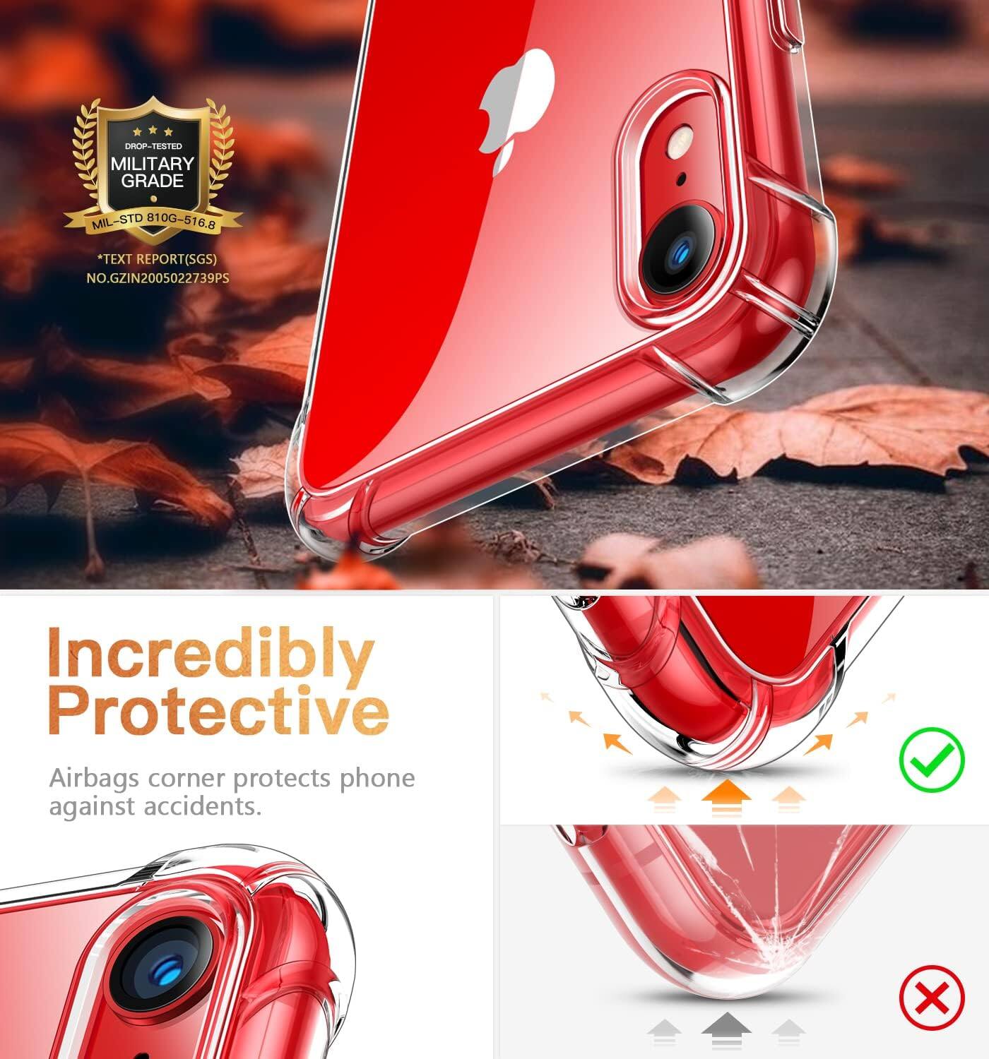 Incredibly Protective
Airbags corner protects phone against accidents.
DROP-TESTED MILITARY GRADE MIL-STD 810G-516.8 *TEXT REPORT(SGS) NO.GZIN2005022739PS