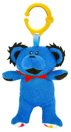 Front. PopMarket - Grateful Dead - Daphyl's - Grateful Dead - Dancing Bear - Interactive Plush (Blue) DAPGDPB_B - COLLECTIBLES - Multicolor.