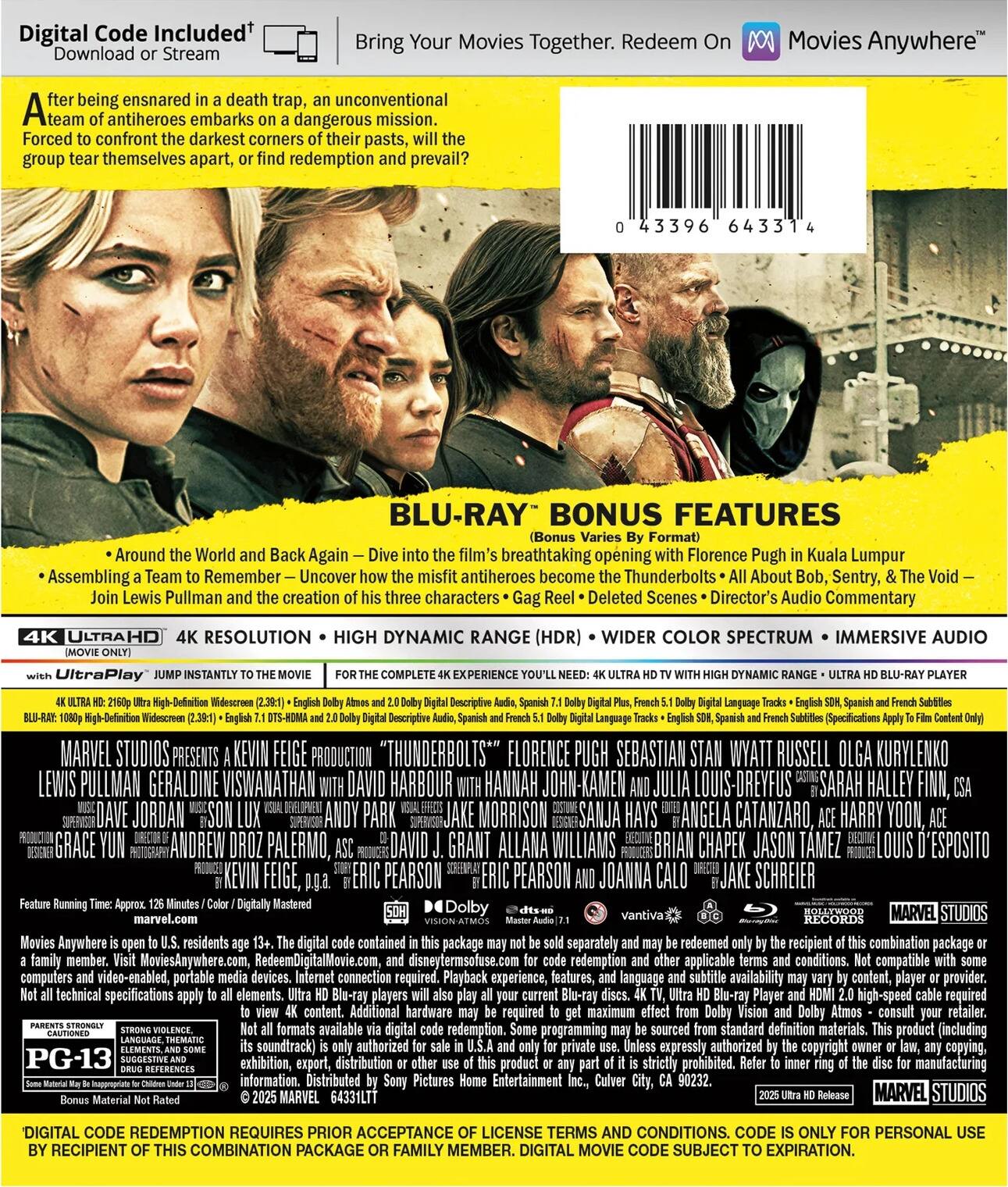 Alt View 1. Thunderbolts*   - 4K Blu-Ray.