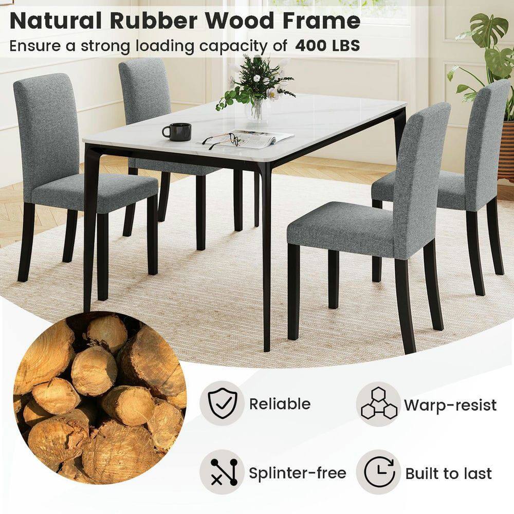 Natural Rubber Wood Frame  
Ensure a strong loading capacity of 400 LBS  

Reliable  
Warp-resist  
Splinter-free  
Built to last