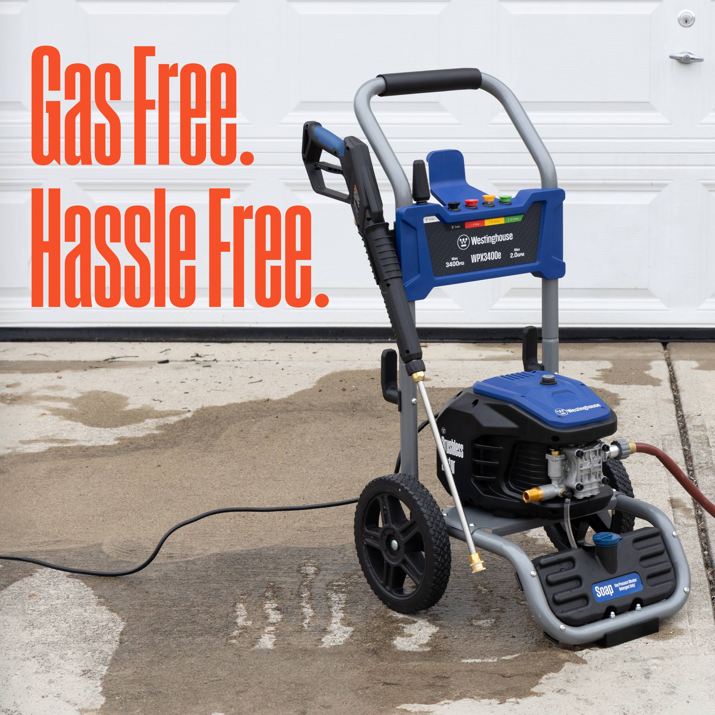 Westinghouse WPX3400 3400 Max PSI Electric Pressure Washer Blue - Best Buy