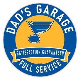 Fan Creations - St. Louis Blues 16" Dad's Garage Wood Sign - Multicolor