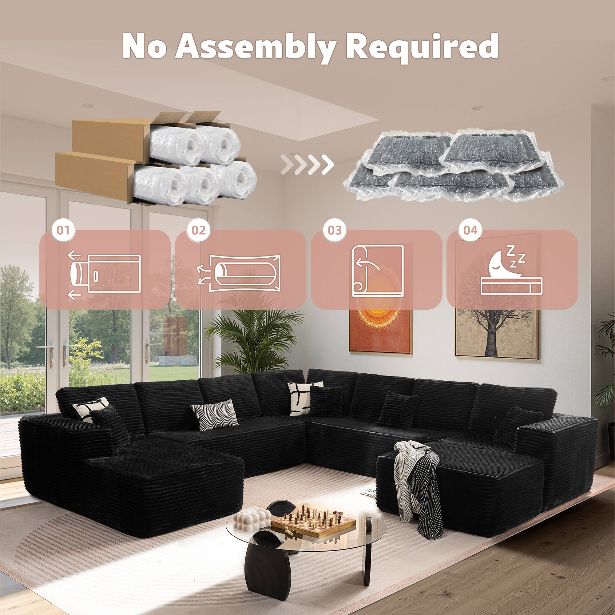 No Assembly Required

01
02
03
04