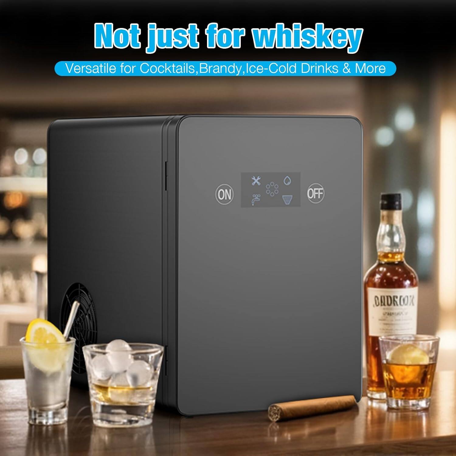 Not just for whiskey  
Versatile for Cocktails, Brandy, Ice-Cold Drinks & More