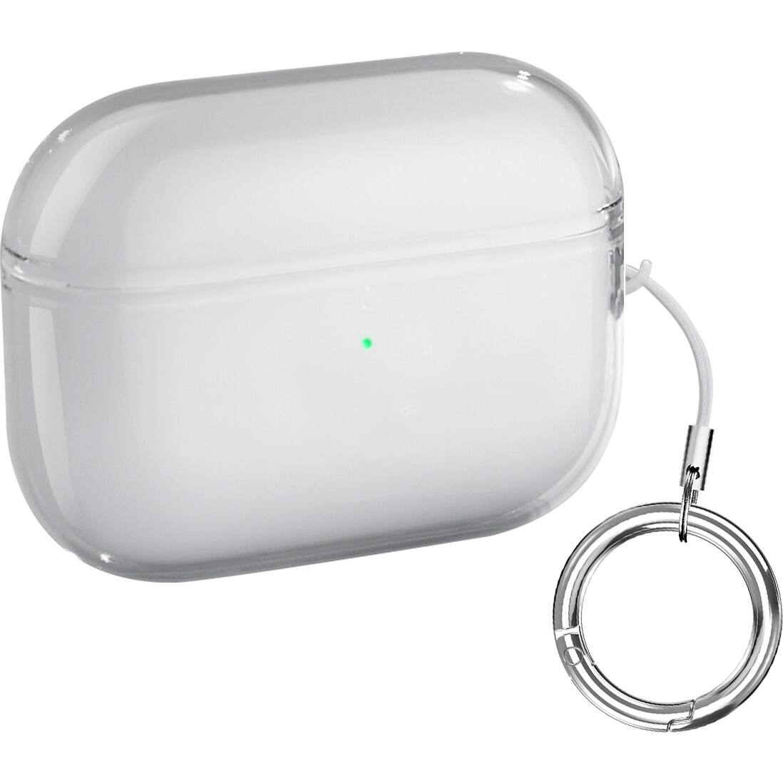 Angle. SaharaCase - Hybrid Flex Series Case for Apple AirPods Pro (2nd Generation) - Clear.