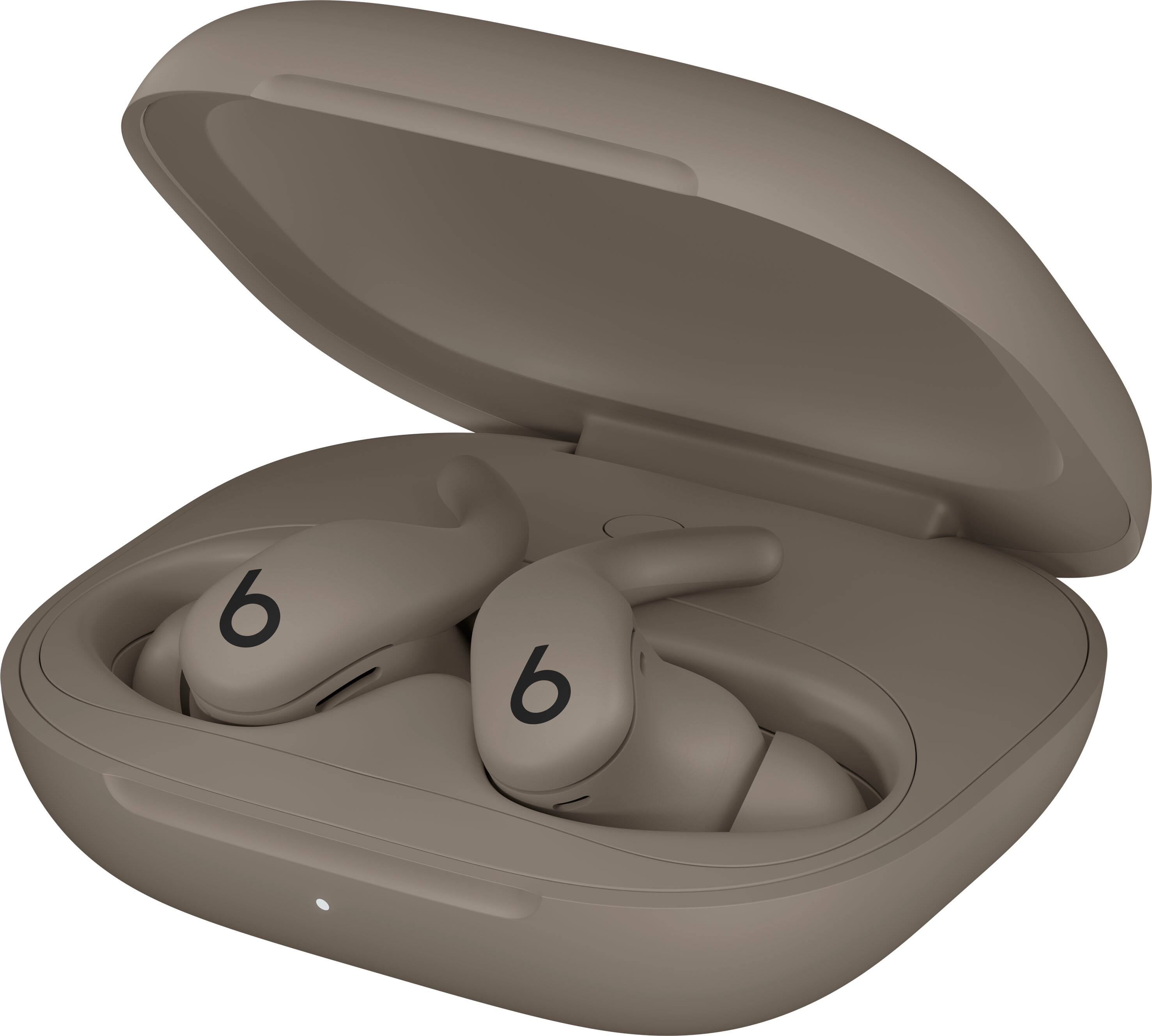 Alt View 13. Beats - Powerbeats Fit True Wireless Active Noise Canceling  Earbuds - Gravel Gray.