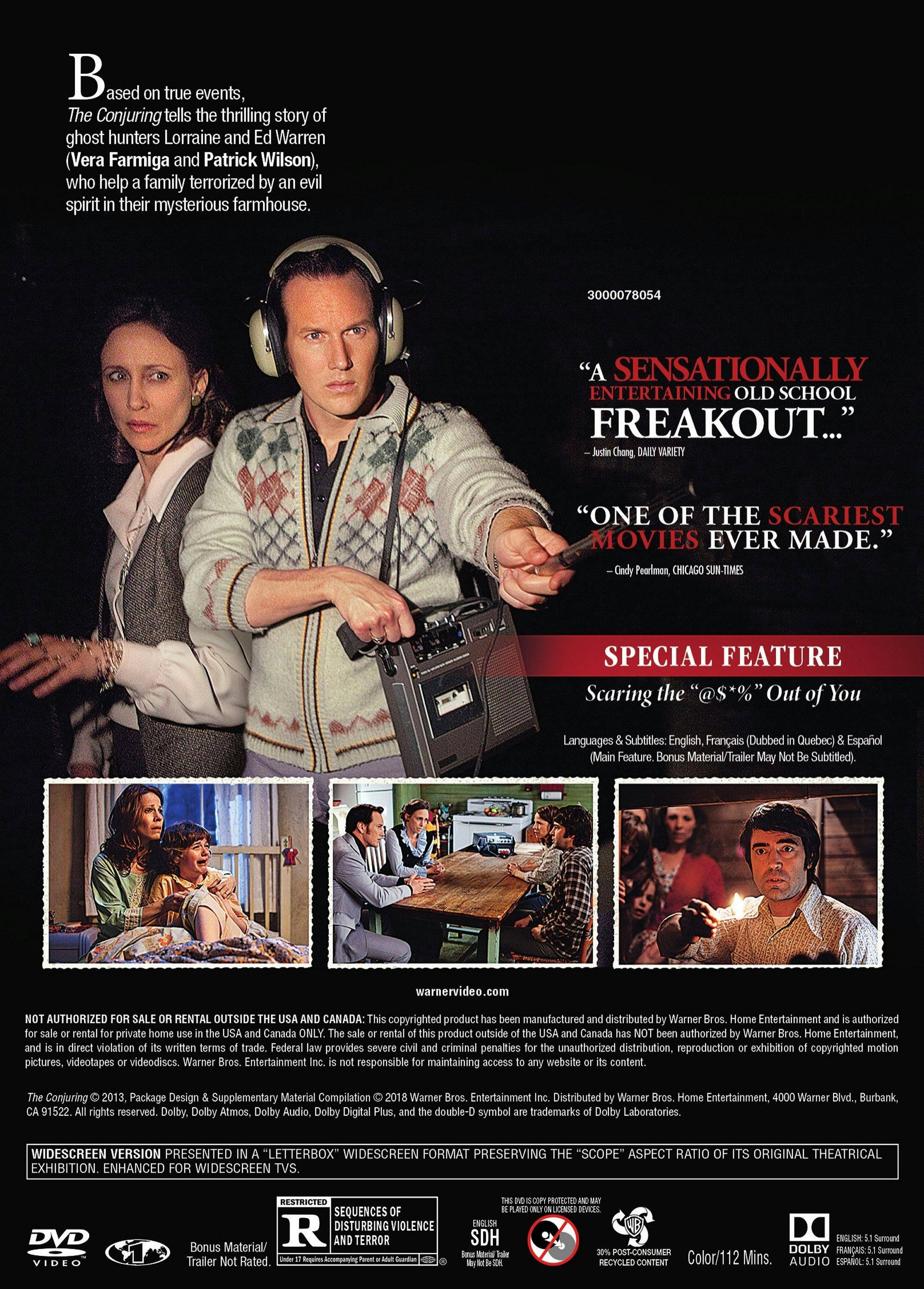 Back. Conjuring, The (LL/DVD) [DVD].