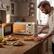 Alt View 3. Costway - Costway 0.7 Cu.ft Retro Countertop Microwave Oven 700W LED Display Glass Turntable - Off-White.