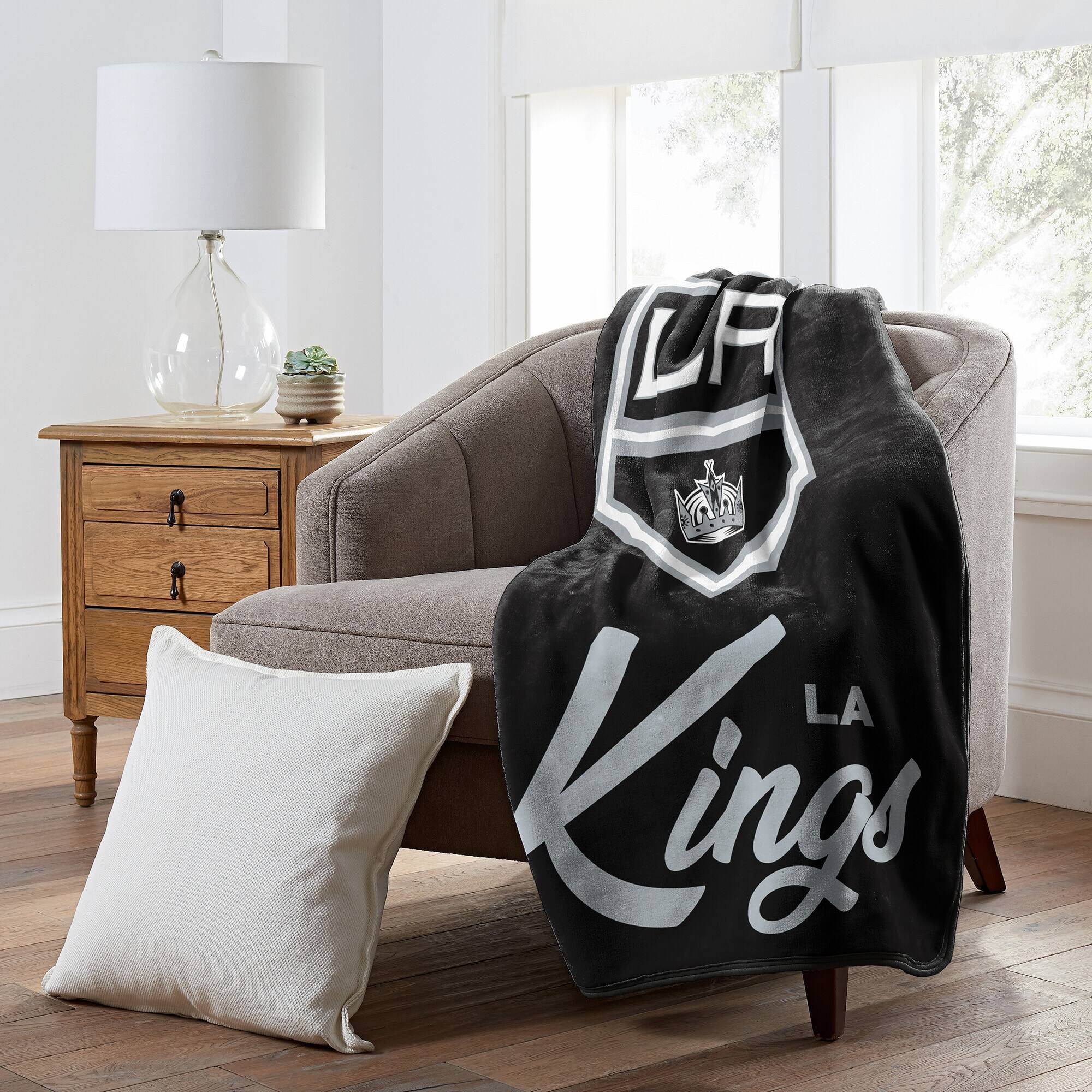 Alt View 1. Northwest - Los Angeles Kings 50" x 60" Signature Raschel Plush Throw Blanket - Multicolor.