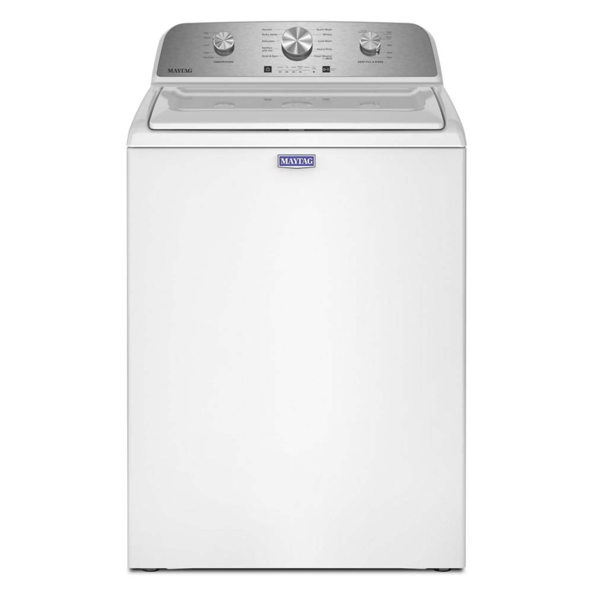 Maytag - 4.3 Cu. Ft. Top Load Impeller Washer with Quick Wash Cycle - White - Front_Zoom