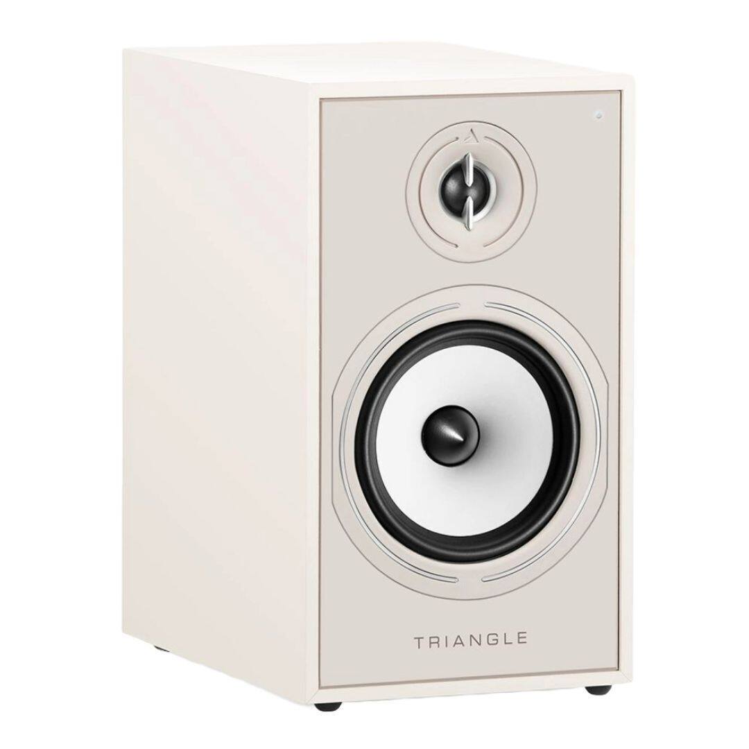 Angle. Triangle - Triangle Borea Active Bluetooth Bookshelf Speaker Pair - Cream (BR03BT) - Black.