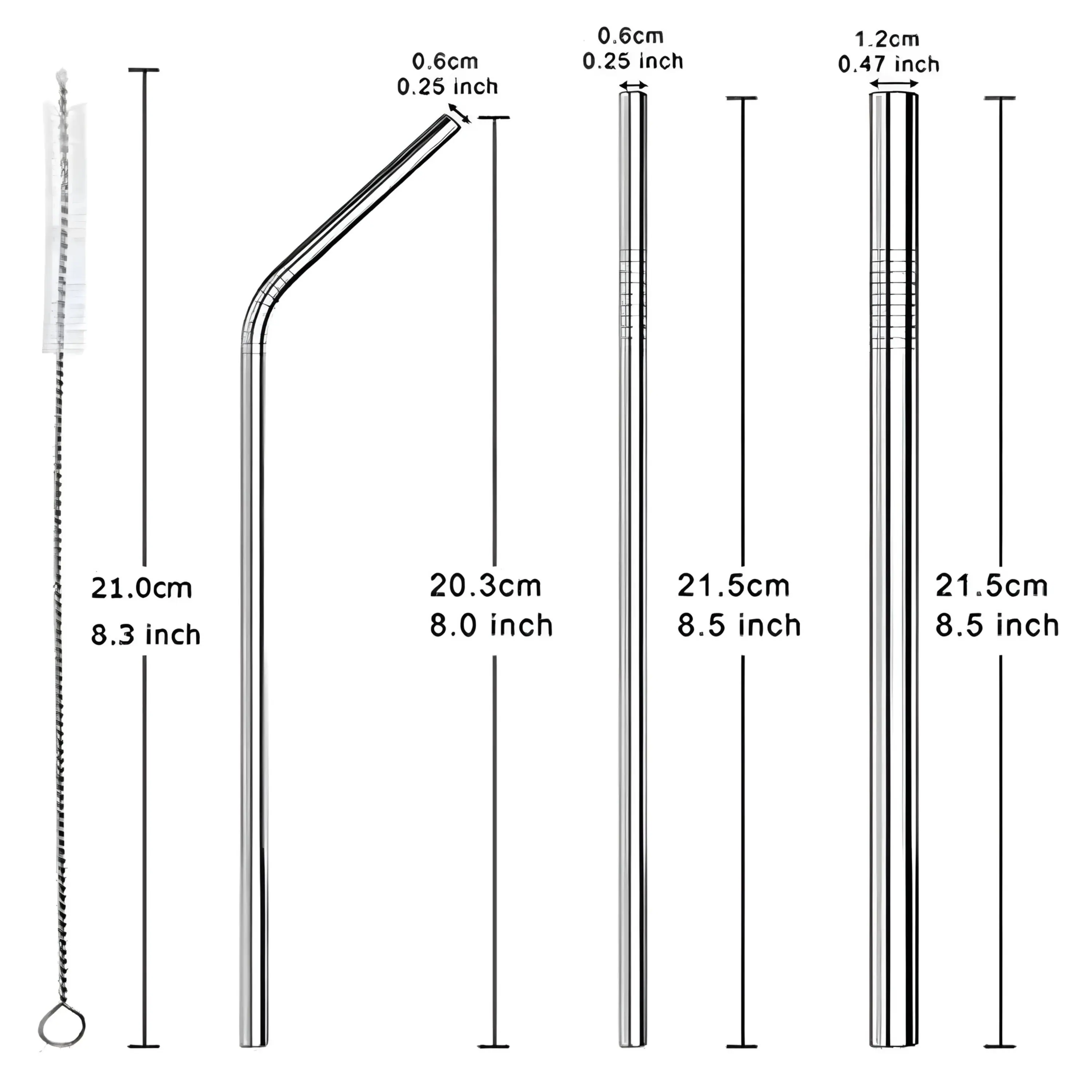 0.6cm 0.25 inch  
0.6cm 0.25 inch  
1.2cm 0.47 inch  
21.0cm 8.3 inch  
20.3cm 8.0 inch  
21.5cm 8.5 inch  
21.5cm 8.5 inch