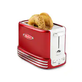 Nostalgia - Retro 2-Slice Bagel Toaster - Red