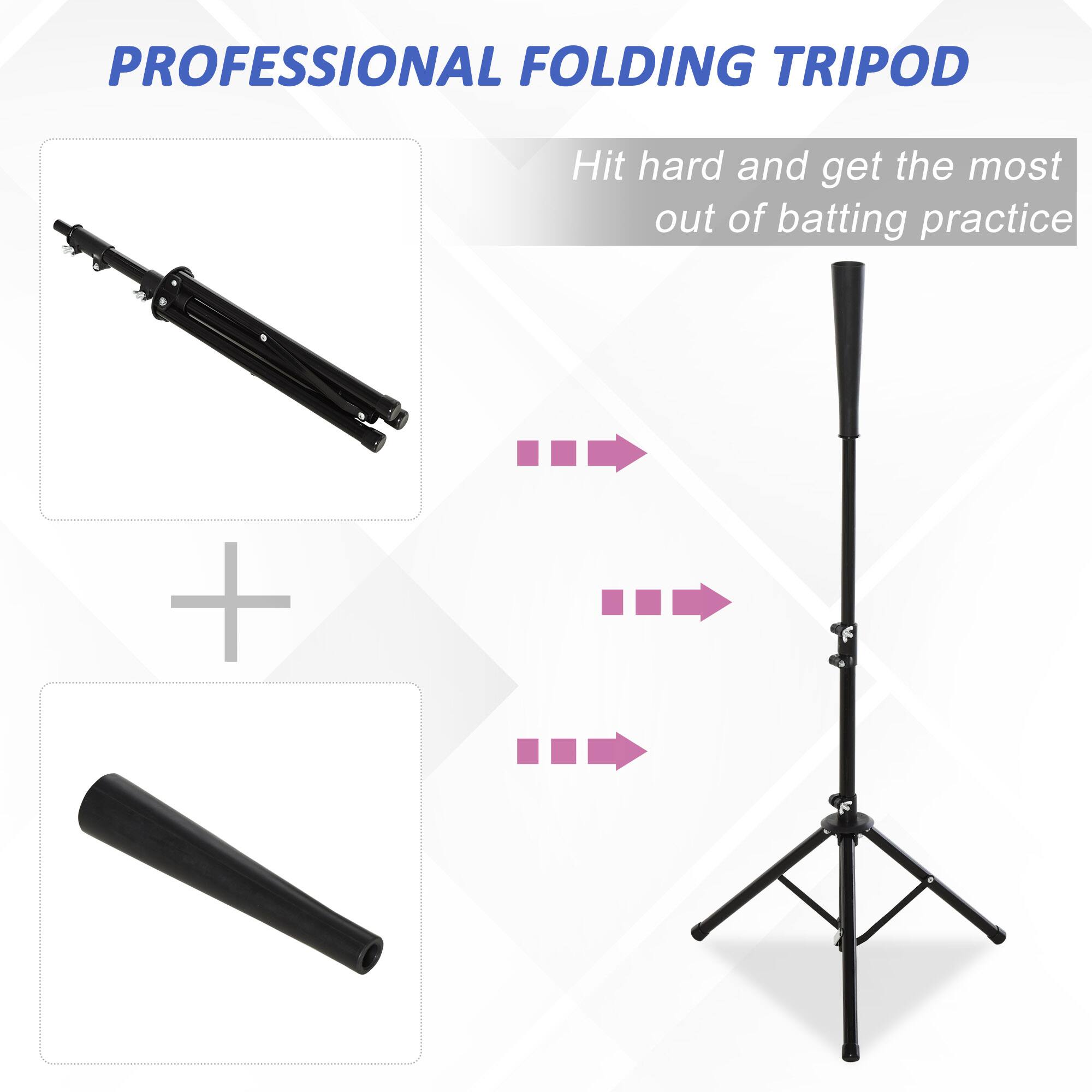 PROFESSIONAL FOLDING TRIPOD

Hit hard and get the most out of batting practice