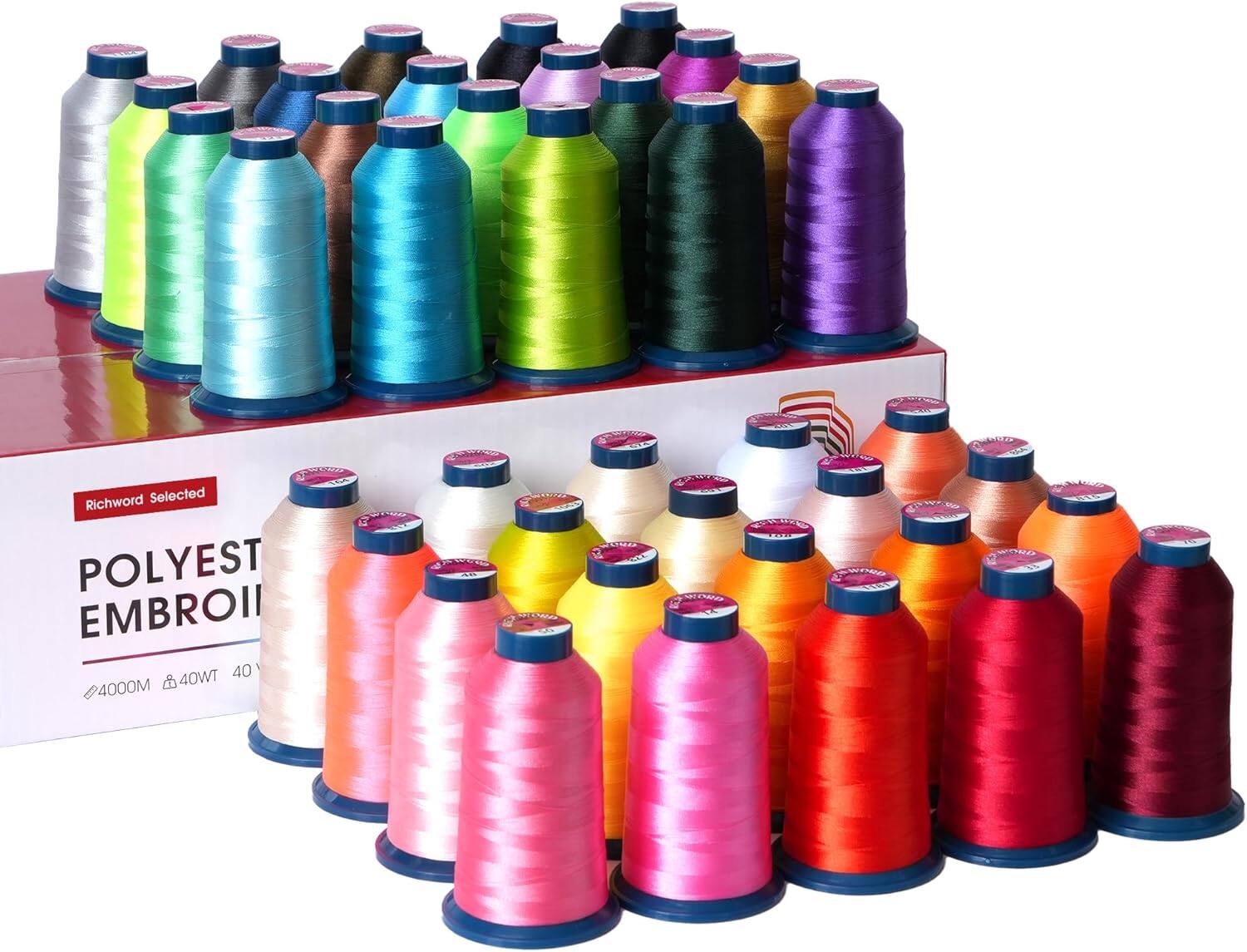 Richword Selected
POLYESTER EMBROIDERY
4000M 40WT 40