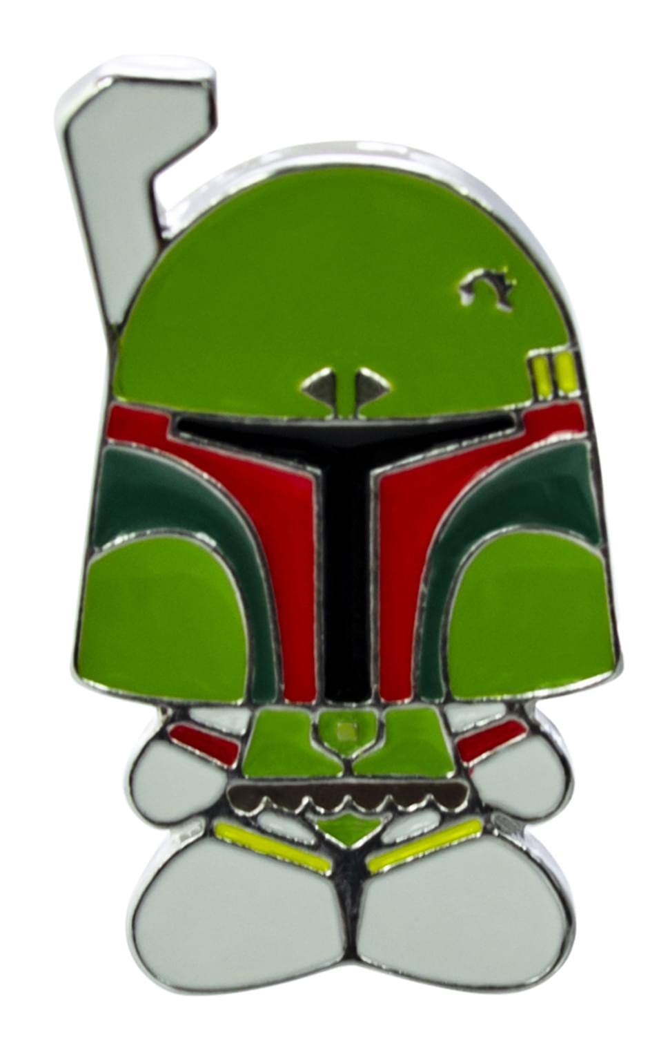 Alt View 10. Star Wars - Star Wars Boba Fett Stylized 7 Inch Plush With Enamel Pin - Green.