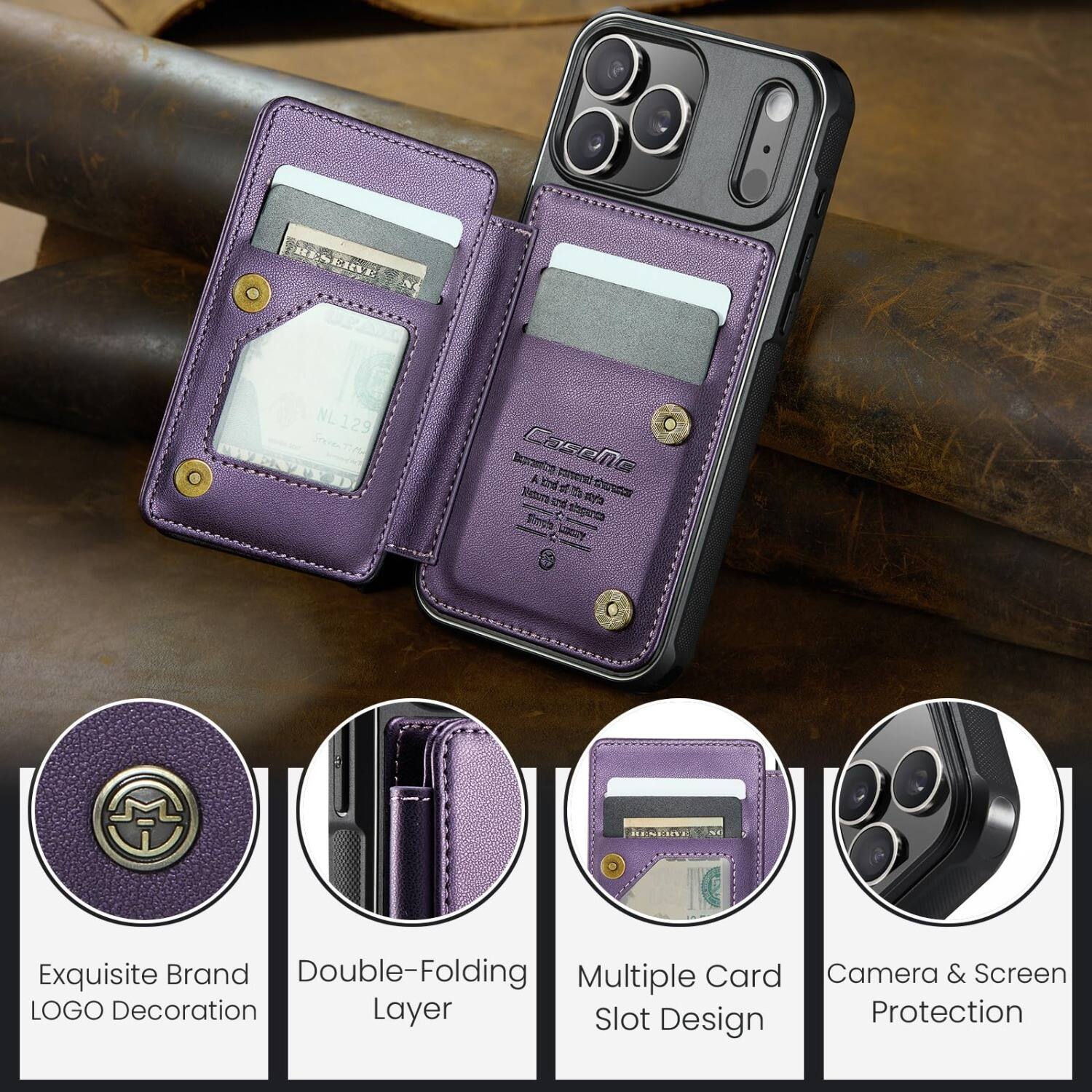 ERVE 26  
NL129 TWENTY  
Repromics Casene k kind id int tarromara Natura tofa shorts  
Exquisite Brand Double-Folding Multiple Card Camera & Screen LOGO Decoration Layer Slot Protection Design