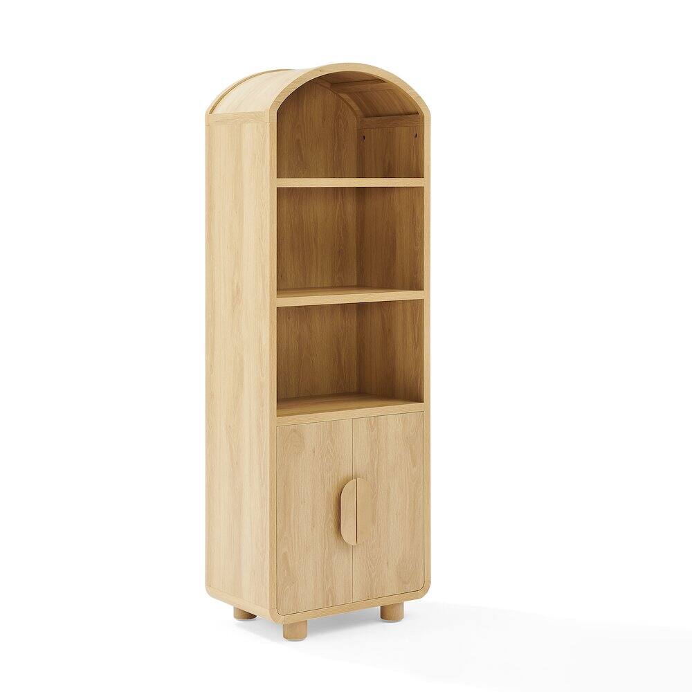 Alt View 2. Crosley Furniture - Millie Bookcase Ash - Ash.