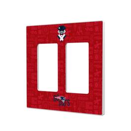 Keyscaper - 2024 Illustrated Limited Edition Double Rocker Light Switch Plate - White