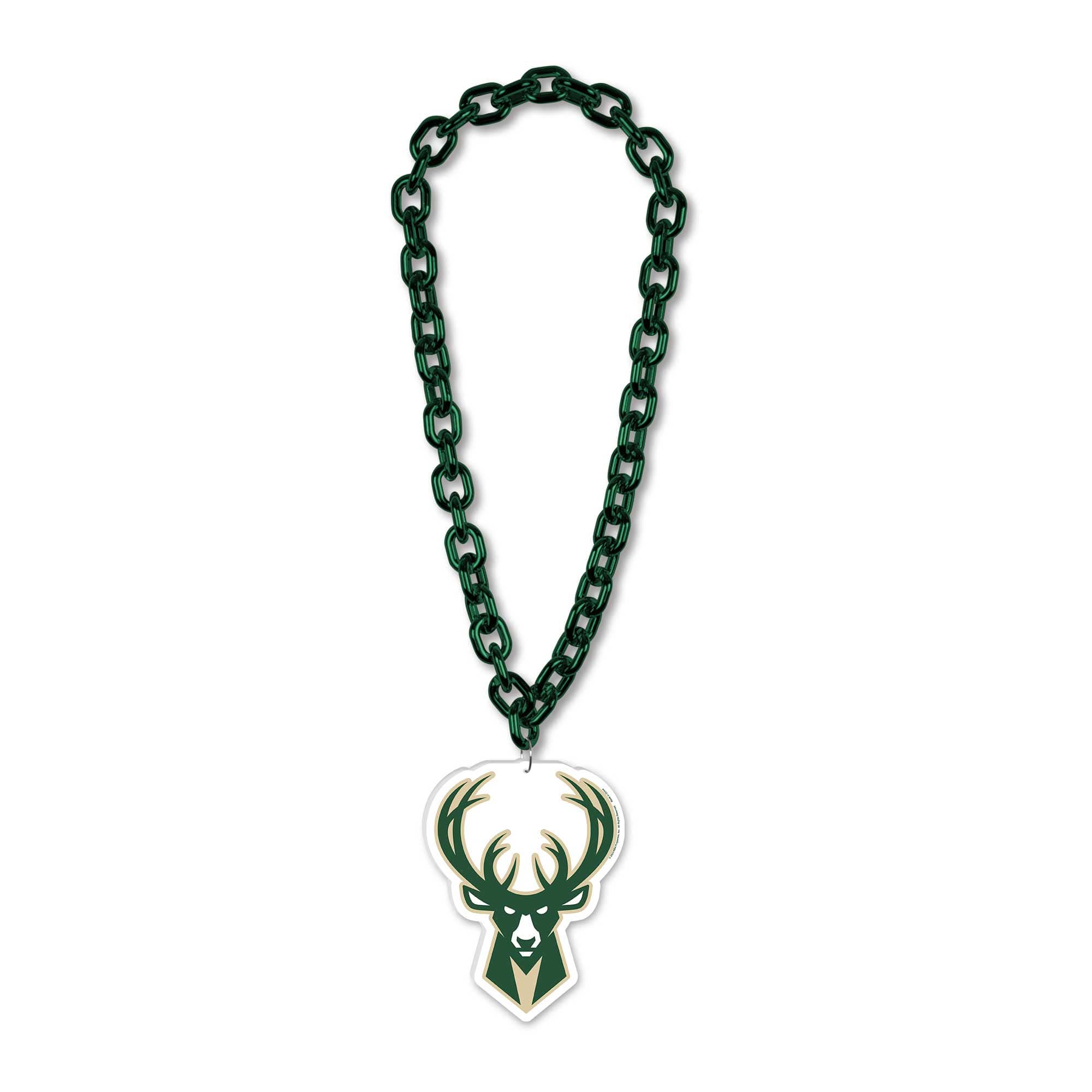 WinCraft - Milwaukee Bucks Big Chain Logo Necklace - Multicolor price history on PriceWatchPro
