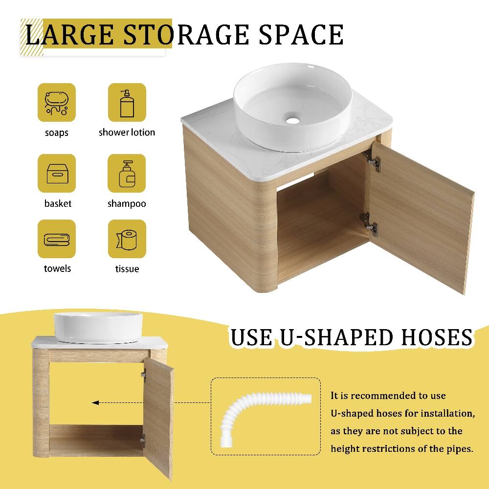 LARGE STORAGE SPACE

- soaps
- shower lotion
- basket
- shampoo
- towels
- tissue

USE U-SHAPED HOSES

It is recommended to use U-shaped hoses for installation, as they are not subject to the height restrictions of the pipes.