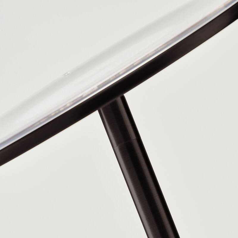 Alt View 7. Brightech - Sky Flux LED Modern Industrial Torchère Dimmable Super Bright Floor Lamp with Built-in Adjustable Head Tilt - Oil Brushed Bronze.