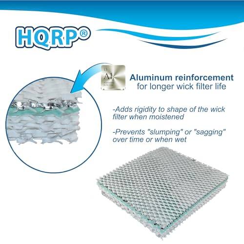 HQRP®

Aluminum reinforcement for longer wick filter life

- Adds rigidity to shape of the wick filter when moistened
- Prevents "slumping" or "sagging" over time or when wet