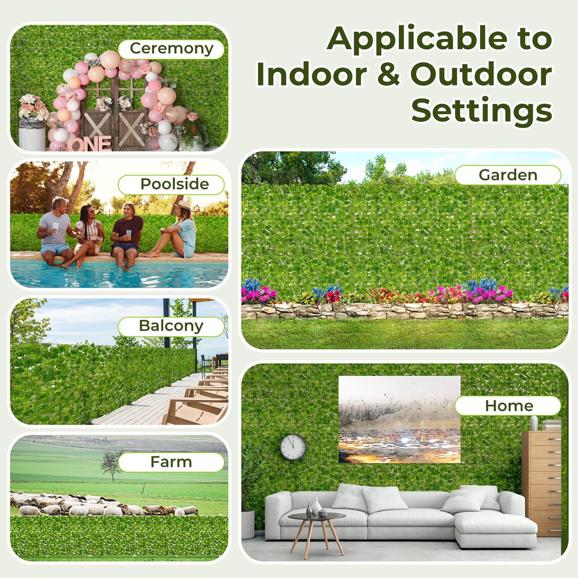 Applicable to Indoor & Outdoor Settings

- Ceremony
- Poolsides
- Garden
- Balcony
- Home
- Farm