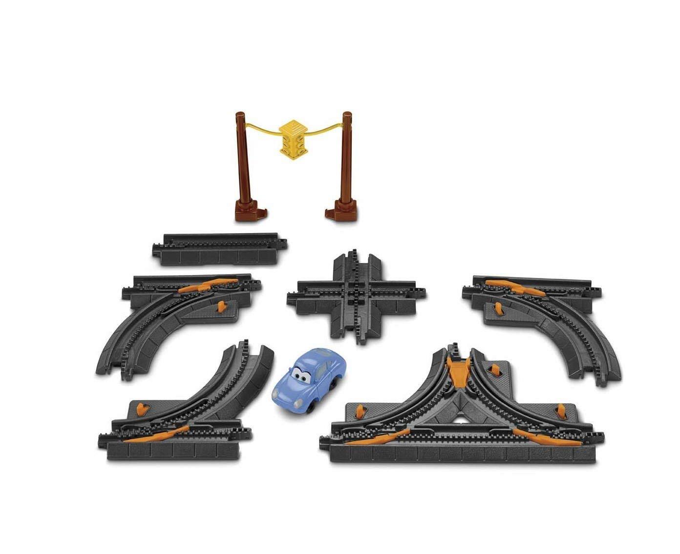 Alt View 3. Fisher Price - Geotrax Cars Track Pack with SALLY - Includes two 6 inch straights, one 3 inch straight, two 6 inch curves & more - Multi.