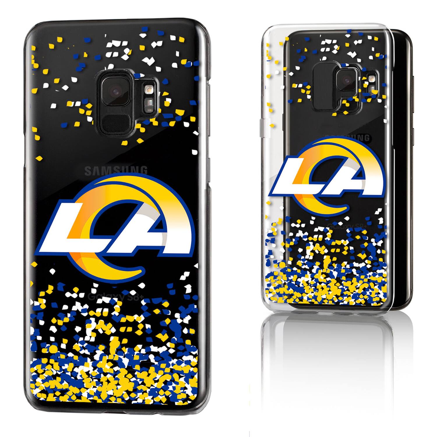 Keyscaper - NFL - Los Angeles Rams Galaxy Clear Case with Confetti Design - S23 Ultra - Multicolor price history on PriceWatchPro